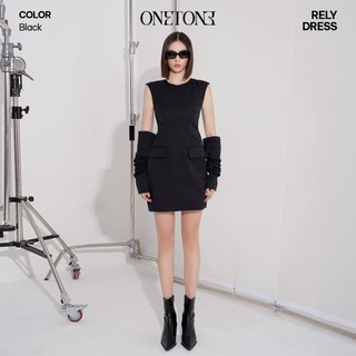 Váy liền Onetone phối ống tay rời Relly