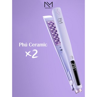 Máy uốn tóc dập xù NAMIA BEAUTY bấm phồng chân tóc, màn hình led hiển thị có ion âm bảo vệ tóc