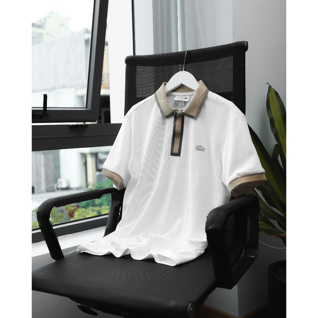Áo Polo Nam Lcst Ngắn Tay Cổ Phối PL51, Form slim, vải cotton pique vô cùng mềm mại, Hàng VNXK