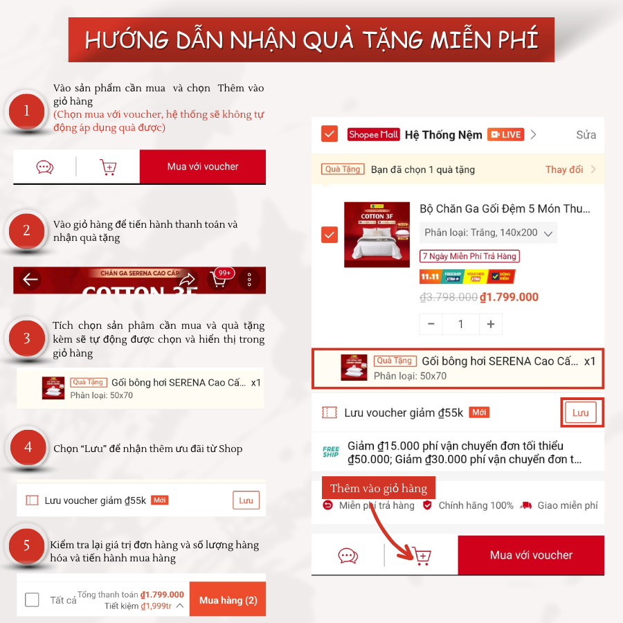 Bộ Drap Lụa Phi Cotton 5F 5 Món SERENA Bộ Vỏ Chăn Hè Ga Gối Đệm Grap Drap Trải Giường Thun Lạnh 5 Món Cao Cấp