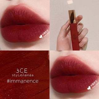Son kem 3ce immanence – cloud lip tint màu đỏ rượu vang