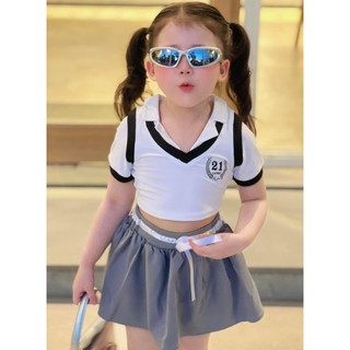 SÉT ÁO CROPTOP SỐ 21 CV CHO BÉ