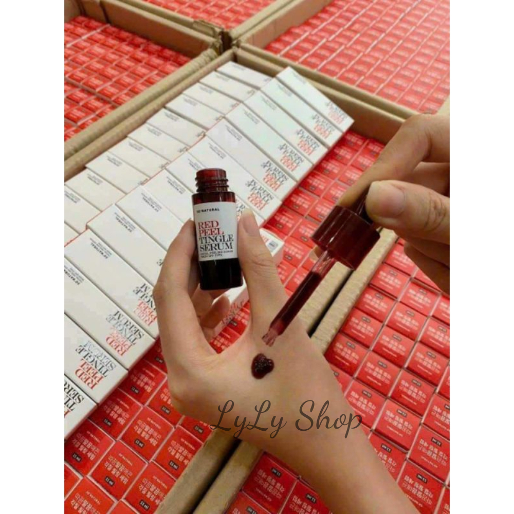 Peel Da Red Tingle So'Natural, Serum tẩy tế bào chết, tái tạo da sinh học, cân bằng độ ẩm cho da Lylyshop 11ml