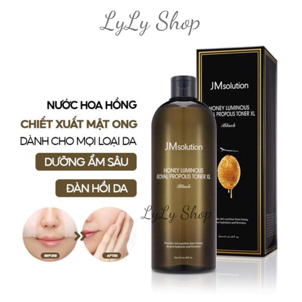 Toner Cấp Ẩm JMsolution Marine Luminous - Nước hoa hồng bổ sung collagen, dưỡng trắng da, se khít lỗ chân lông Lylyshop