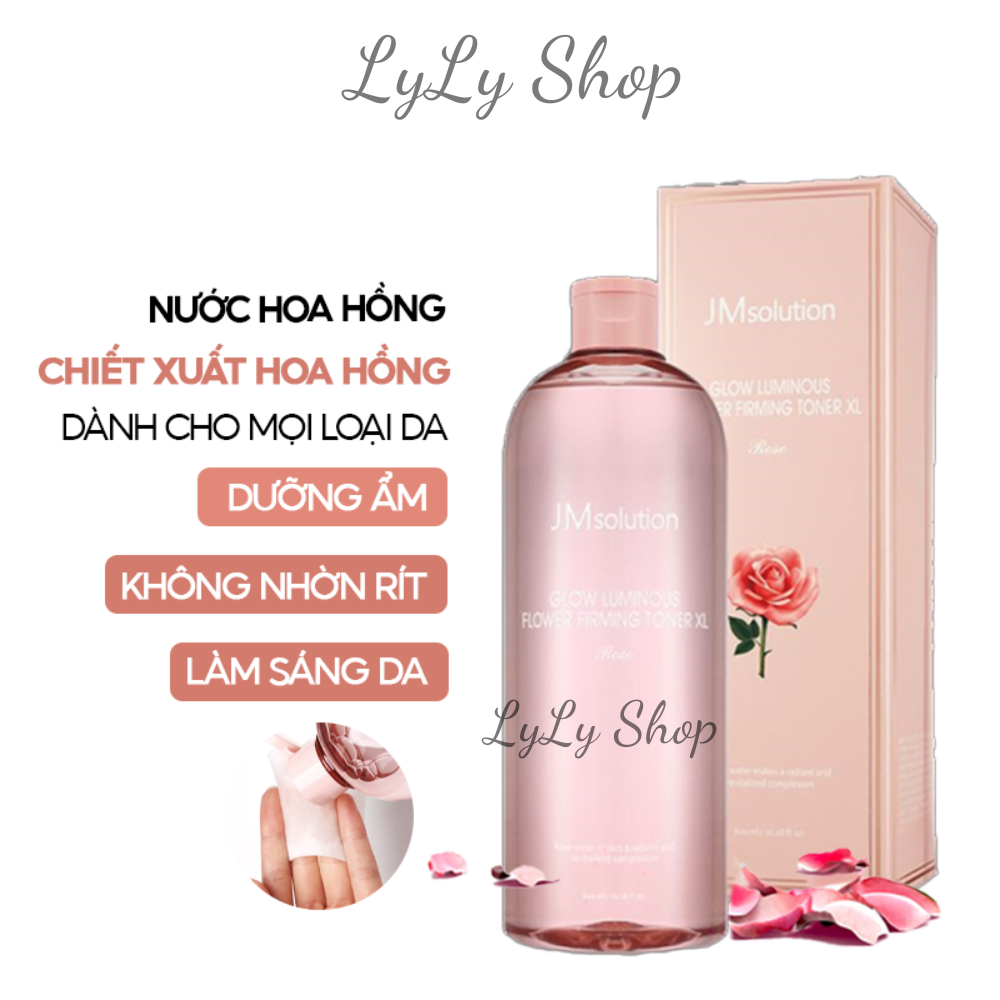 Toner Cấp Ẩm JMsolution Marine Luminous - Nước hoa hồng bổ sung collagen, dưỡng trắng da, se khít lỗ chân lông Lylyshop