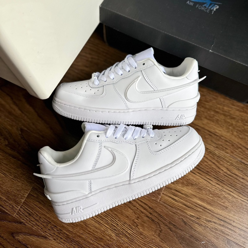 Giày sneaker A.F.1 Am.bush trắng full