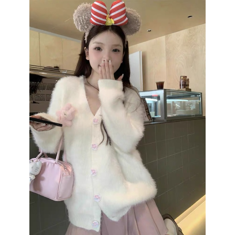 CARDIGAN LÔNG KÈM THỎ