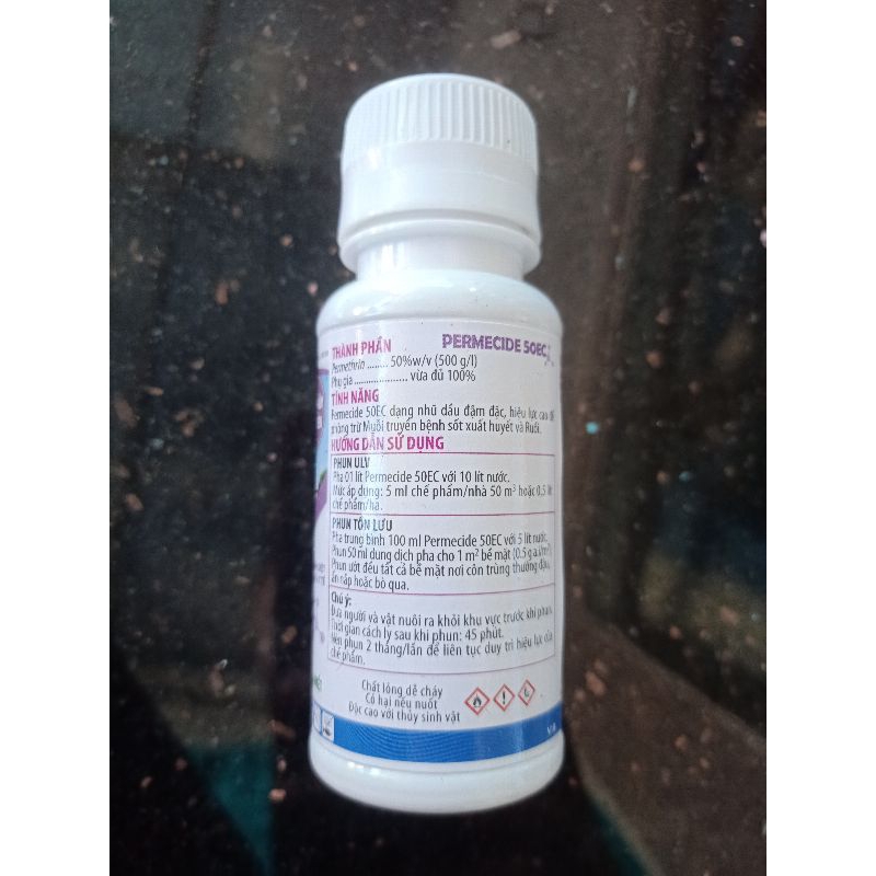 MUỖI, CÔN TRÙNG PERMECIDE  chai 50ml