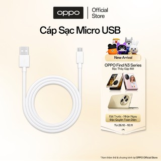 Cáp Sạc OPPO Micro USB DL109 - Hàng Chính Hãng