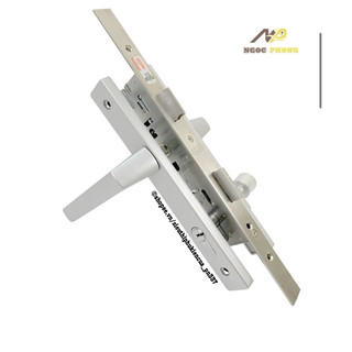 Bộ khoá đa điểm cửa nhôm xingfa STAFORCE Màu bạc sơn anode