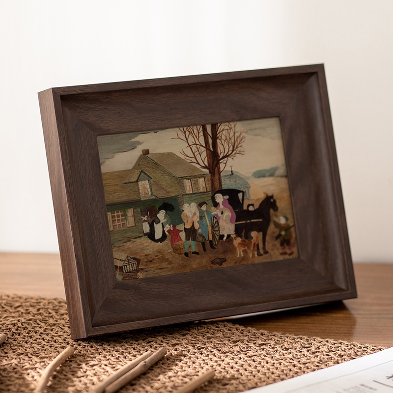 Khung Ảnh Hình Vuông Đơn Giản Sáng Tạo Trang Trí Nhà Cửa Quà Tặng  MinoFrame KHV19