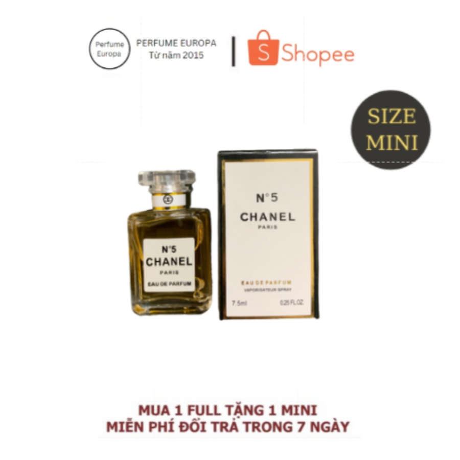 Nước Hoa Chanel No.5 Eau De Parfum mini 7.5ml
