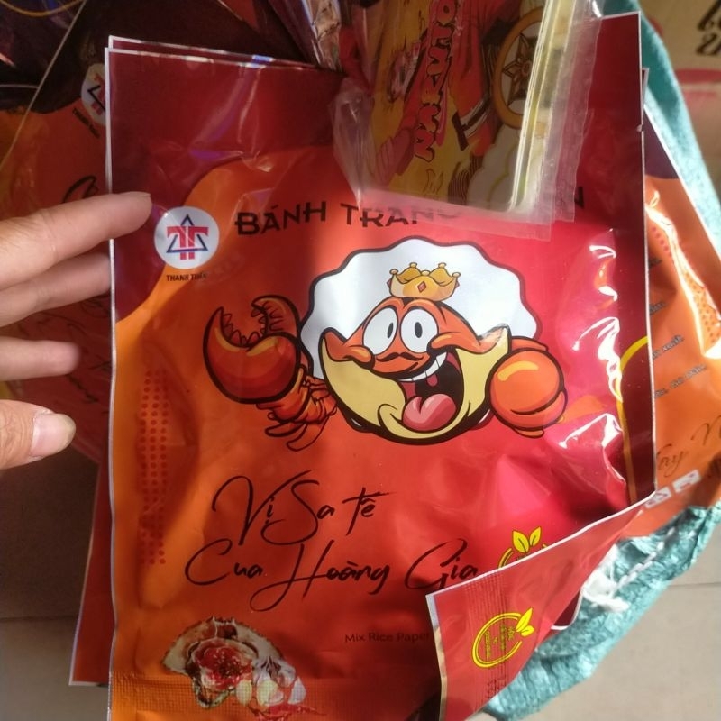 Sỉ Sét 10 túi bánh tráng trộn nhiều vị 30g tặng thẻ bài dokemon