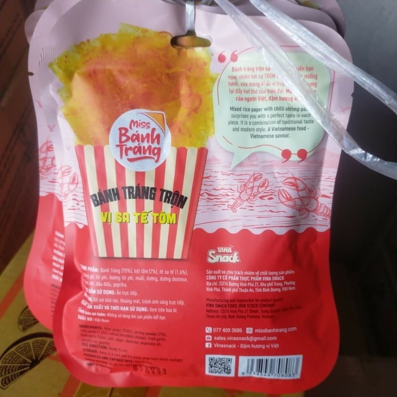 Sỉ Sét 10 túi bánh tráng trộn nhiều vị 30g tặng thẻ bài dokemon