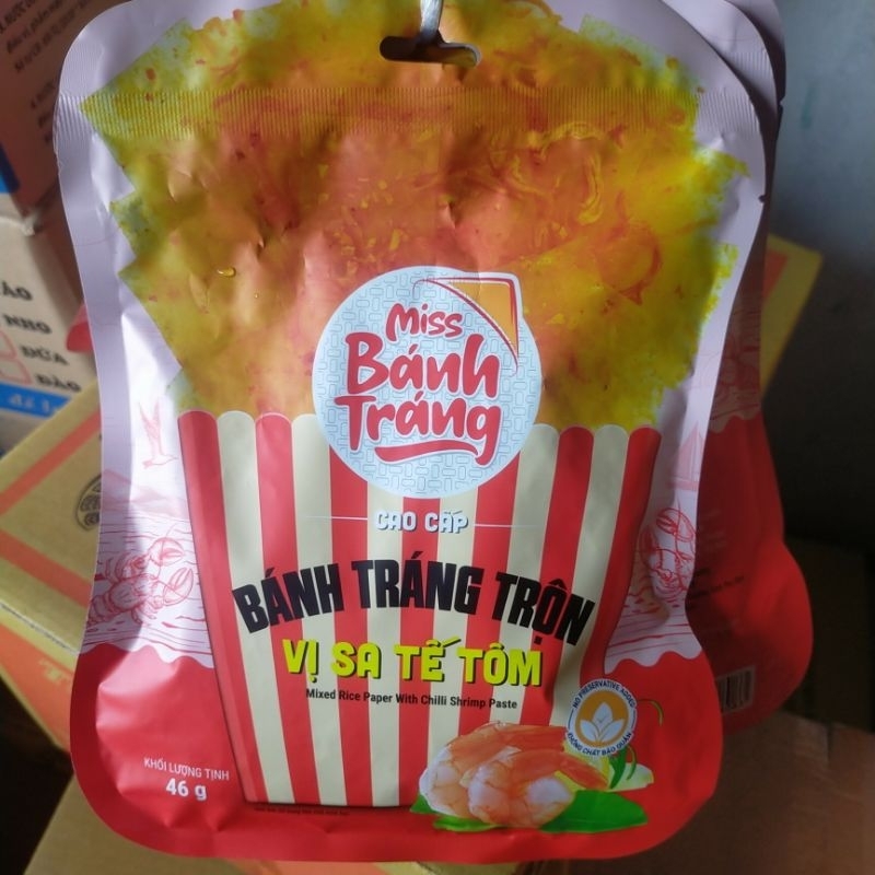 Sỉ Sét 10 túi bánh tráng trộn nhiều vị 30g tặng thẻ bài dokemon