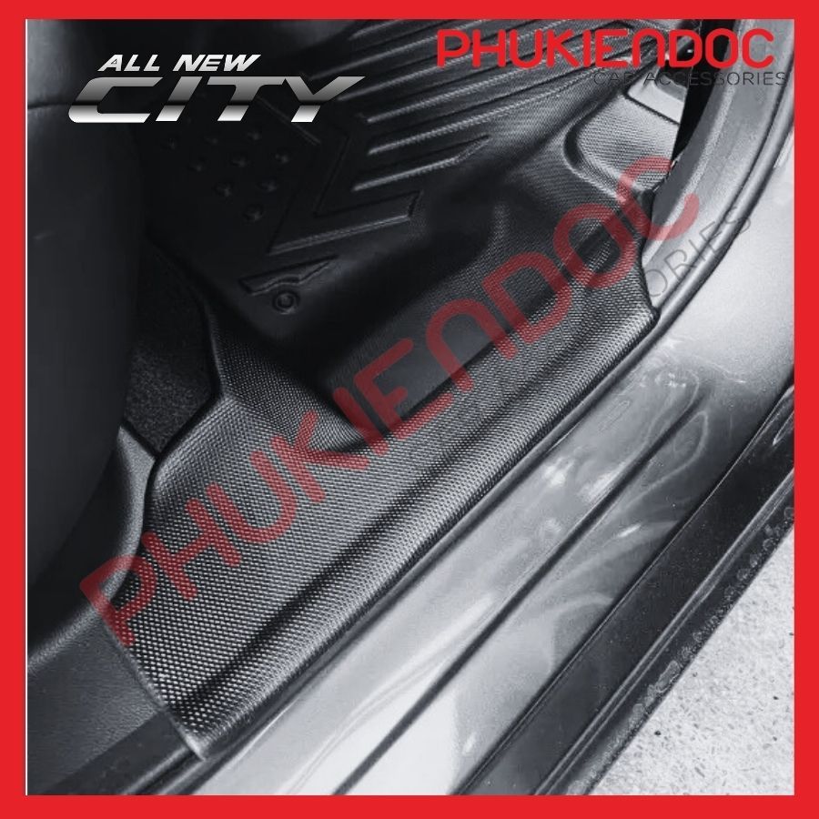 Thảm lót sàn Honda City 2021 - 2023 nhựa đúc tràn viền