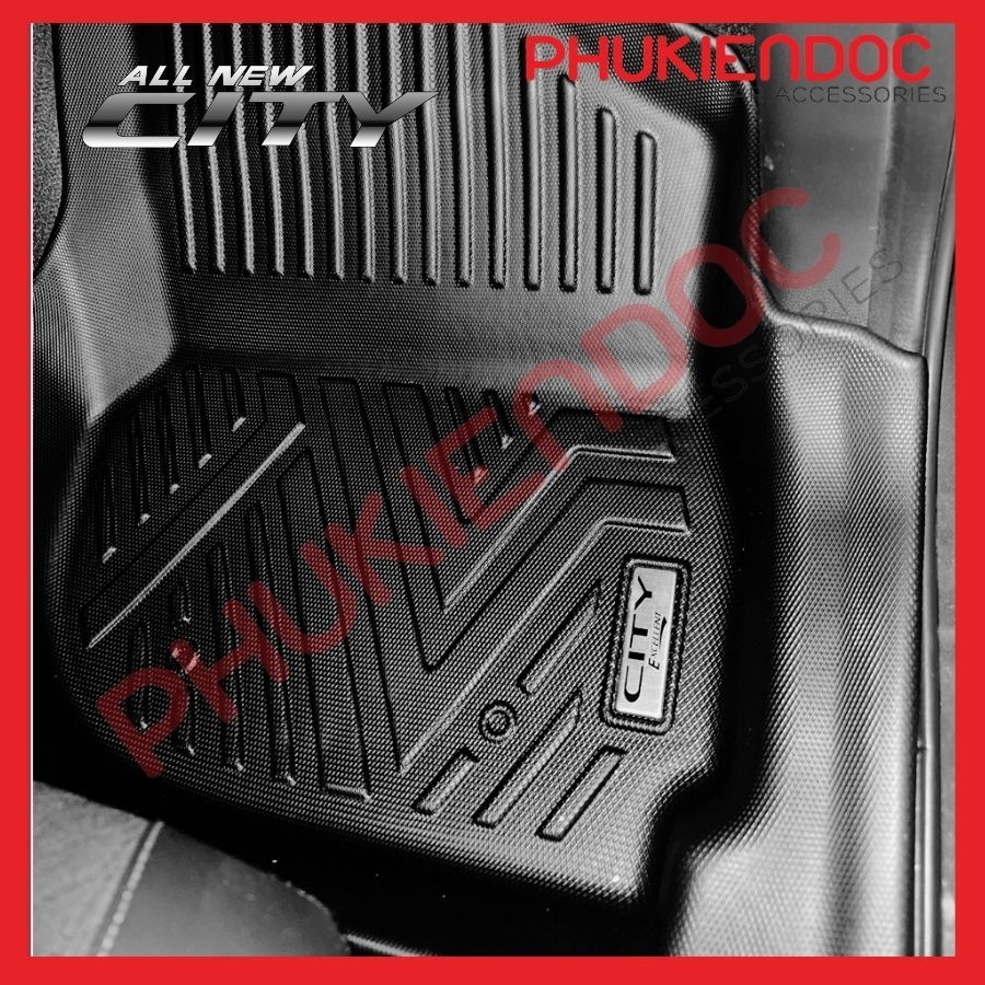 Thảm lót sàn Honda City 2021 - 2023 nhựa đúc tràn viền