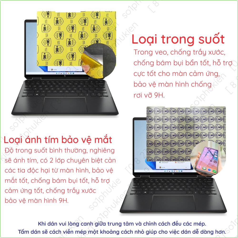Dán màn hình cường lực HP Spectre x360 2 in1 14 ef0013dx/ 14 ef0008ne / 14 ef0030TU nano dẻo trong suốt, nhám chống vtay