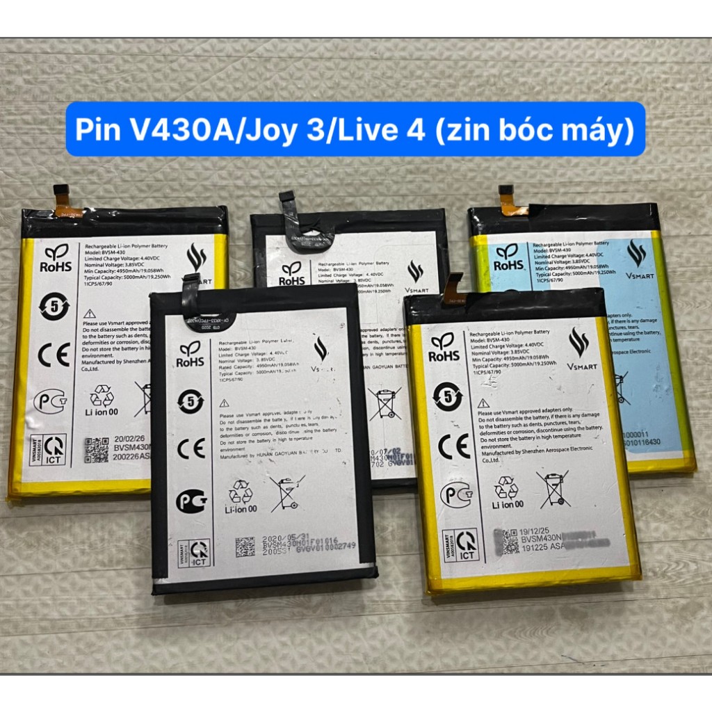 Pin V430A VSmart Joy 3