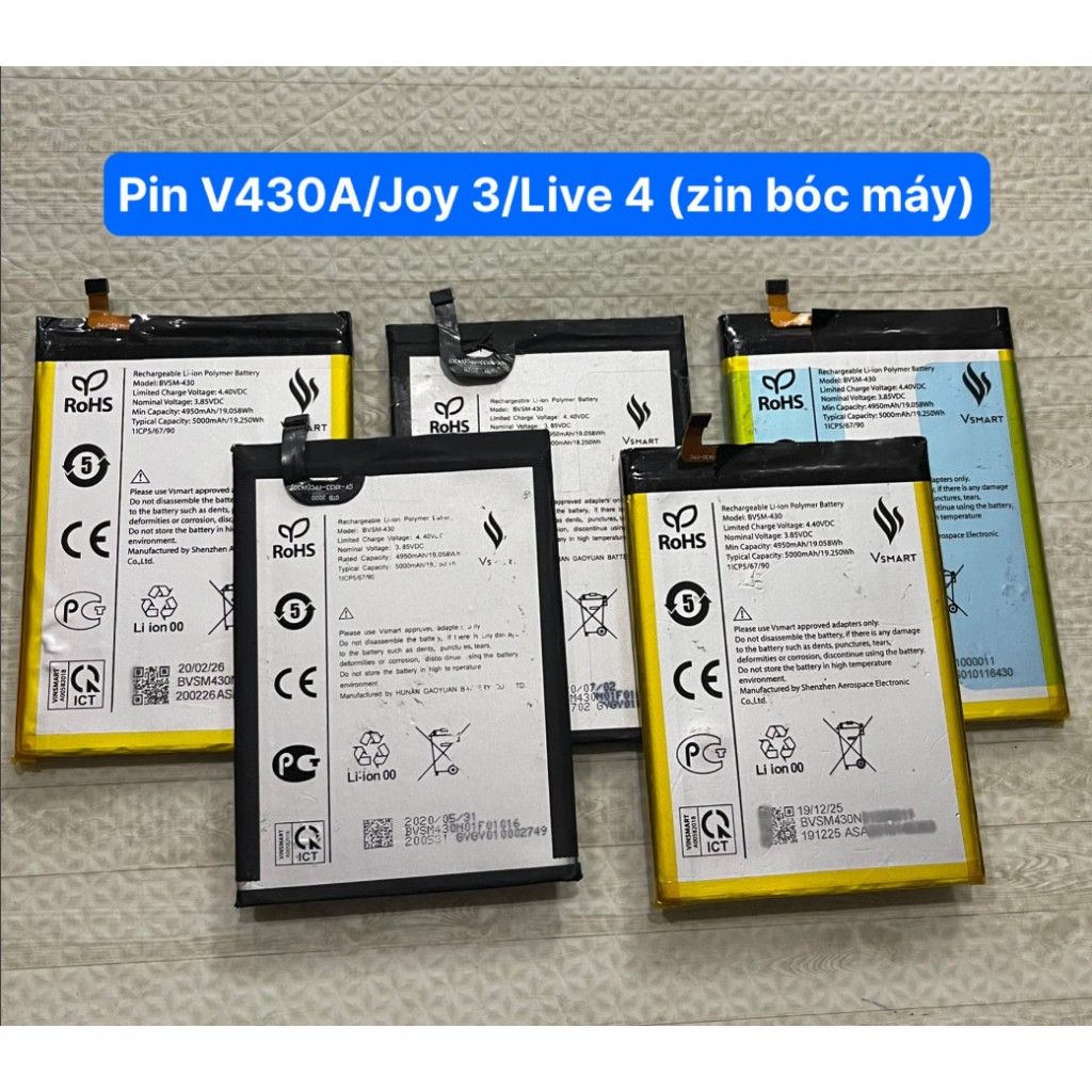 Pin V430A VSmart Joy 3