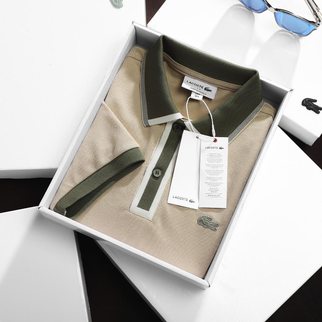 Áo Polo Nam Lcst Ngắn Tay Cổ Phối PL51, Form slim, vải cotton pique vô cùng mềm mại, Hàng VNXK