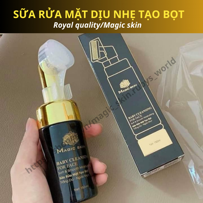 Sữa rửa mặt bọt biển Magic skin