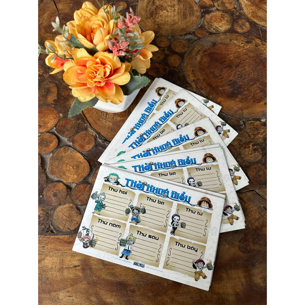 Thời khóa biểu hình ngộ nghĩnh dễ thương