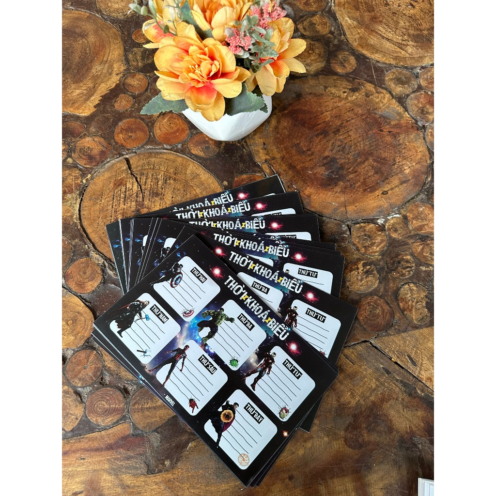 Thời khóa biểu hình ngộ nghĩnh dễ thương