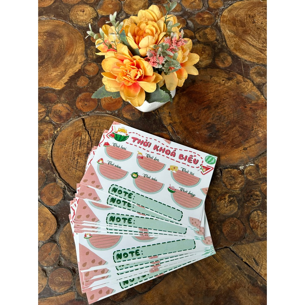 Thời khóa biểu hình ngộ nghĩnh dễ thương