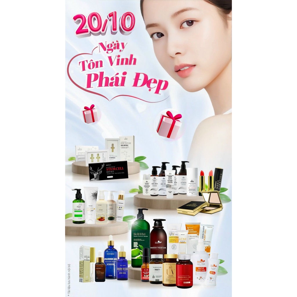 Tinh chất HA dưỡng da siêu căng bóng Hyaluronic Acid Booster Serum Mediworld - ngoclan_shop