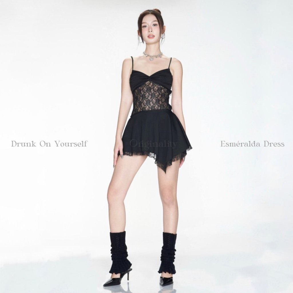 ORIGINALITY - ĐẦM HAI DÂY PHỐI REN - ESMÉRALDA DRESS