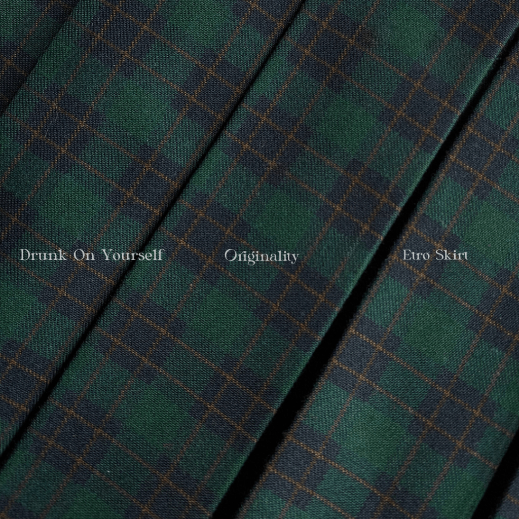 ORIGINALITY - CHÂN VÁY NGẮN XẾP LY LƯNG THẤP - ETRO SKIRT