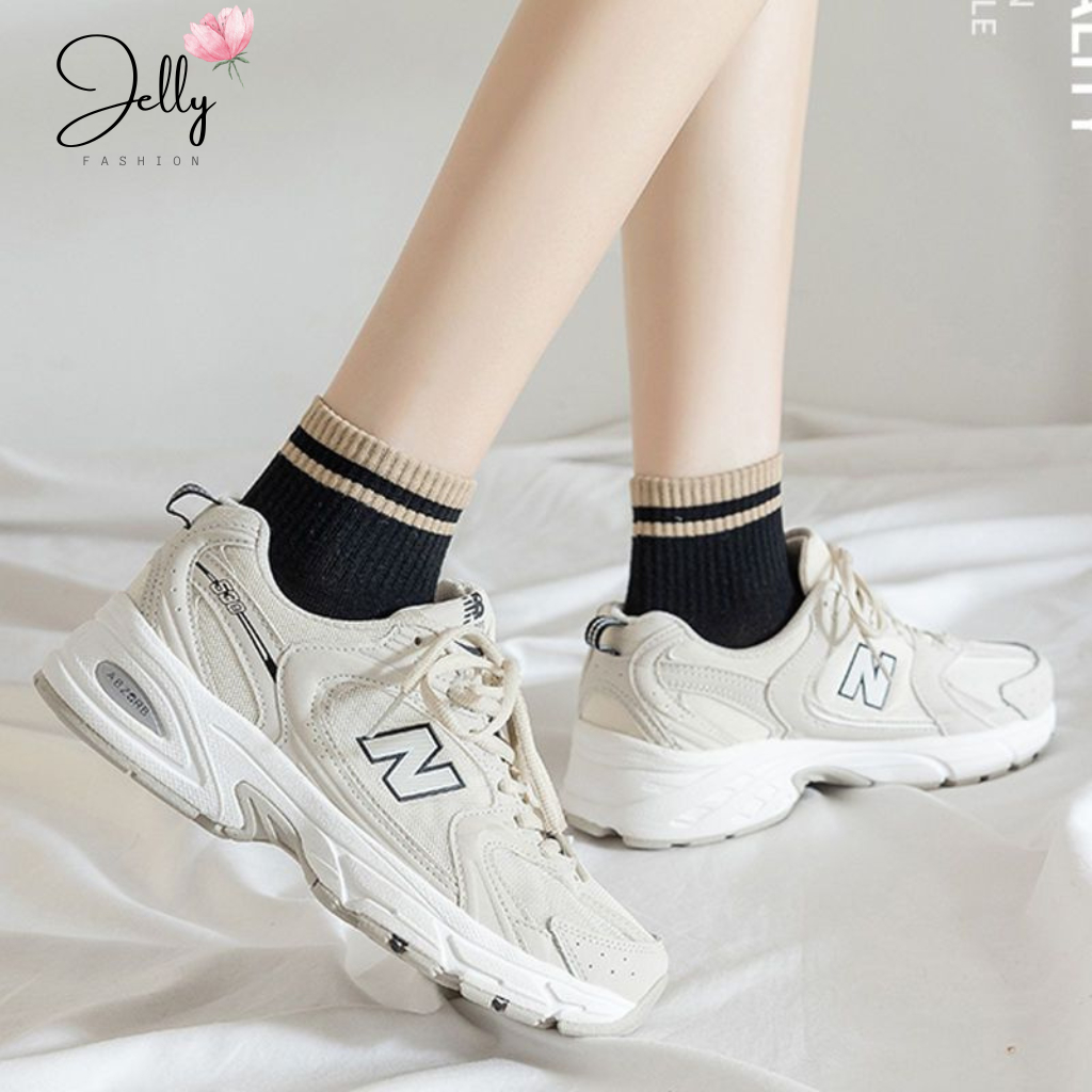 Tất nữ cổ thấp, vớ nữ cổ ngắn phong cách vintage Hàn Quốc nhiều màu đáng yêu