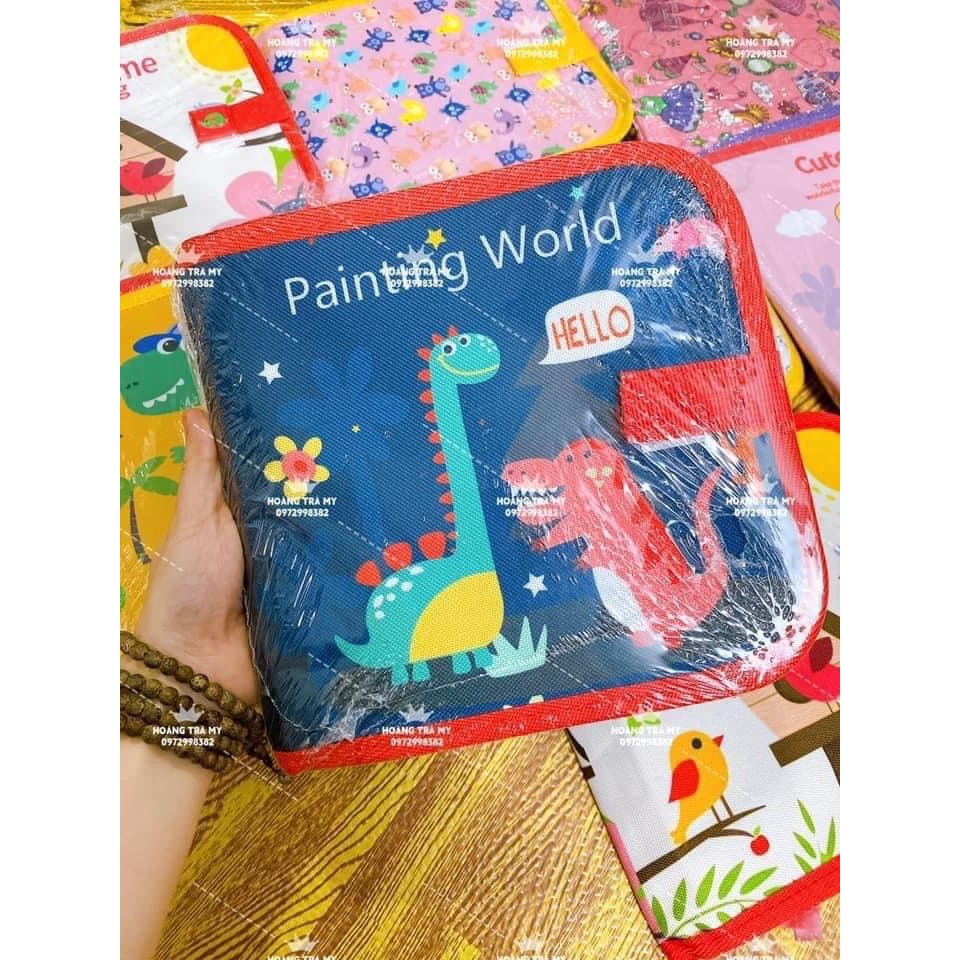 Bảng vẽ trẻ em tặng kèm 6 bút vẽ rõ nét an toàn xóa dễ dàng cho bé tập vẽ viết hcom567