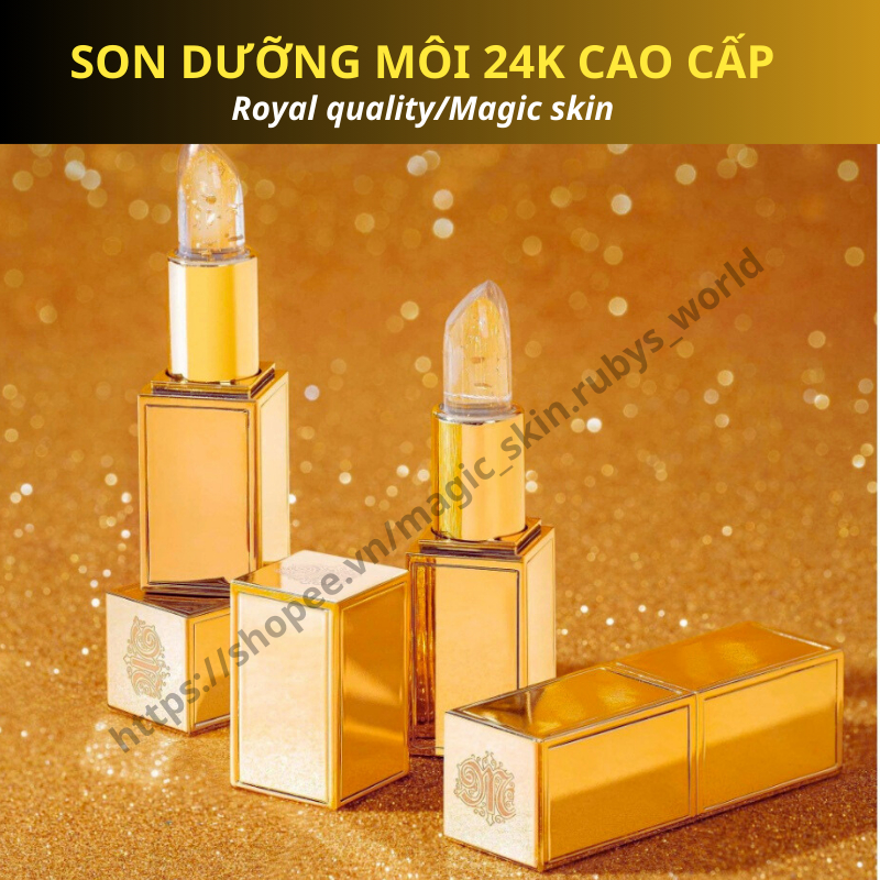 Son Dưỡng Magic Skin  Son Tế Bào Gốc 24K Gold  Son Tài Lộc Mẫu mới 2022