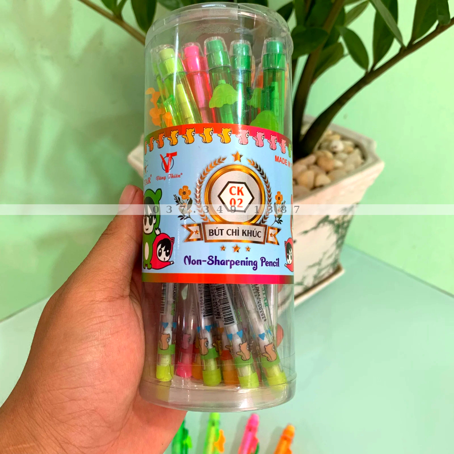 Lon 20 Cây Bút Chì Khúc Thái Lan G-Star CK02 - Học Sinh Store