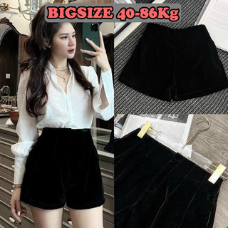 Quần short nhung bigsize cạp cao 2 lớp m24_tcstore98