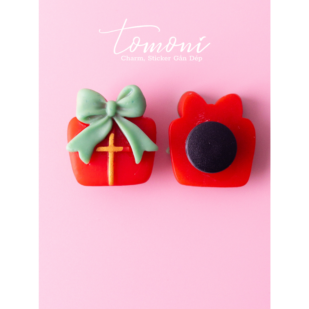 Charm Dép Cross, Sticker Gắn Dép Trang Trí Hình 3D Chủ Đề Giáng Sinh - HQ110