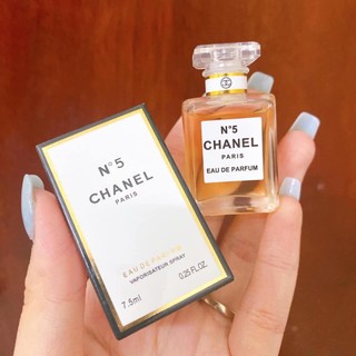 Nước Hoa Chanel No.5 Eau De Parfum 7.5ml (vàng)