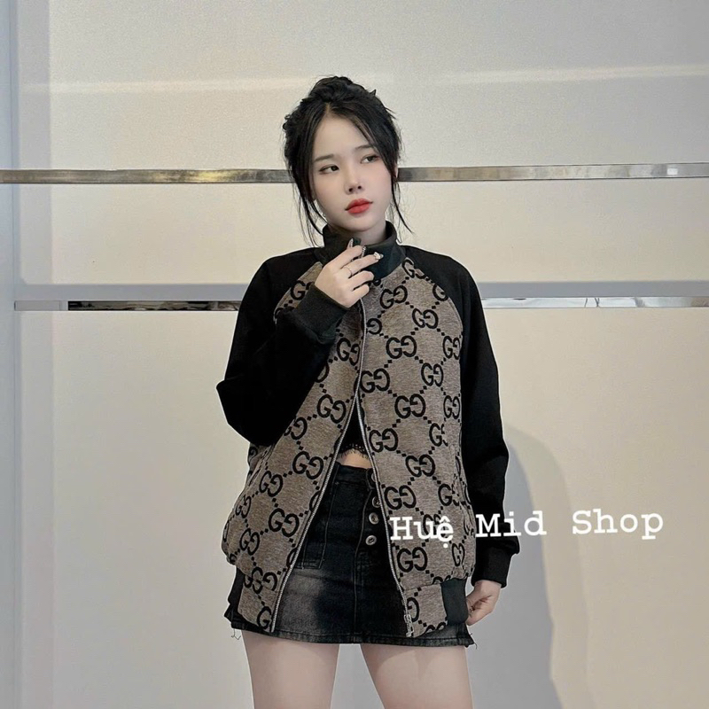 Áo gg tay phối dạ