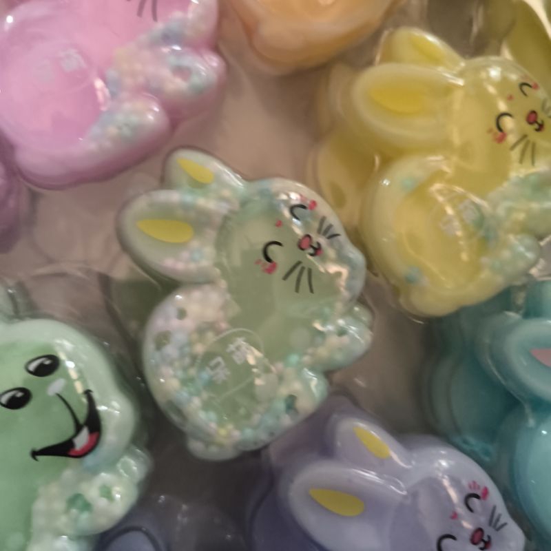 Khay 24 slime sữa hình thỏ ngọc