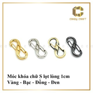 Móc khóa chữ S - phụ kiện làm túi xách