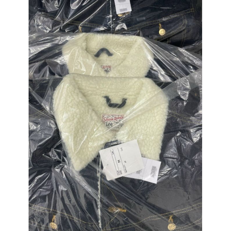 Áo khoác bò lót lông Le.E Denim Sherpa Jacket xịn