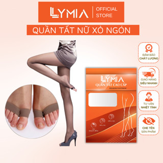  Quần Tất Giấy Da Chân Nữ LYMIA Xỏ Ngón Hở Mũi Chân Chống Nắng Che Khuyết Điểm Cao Cấp QT29 