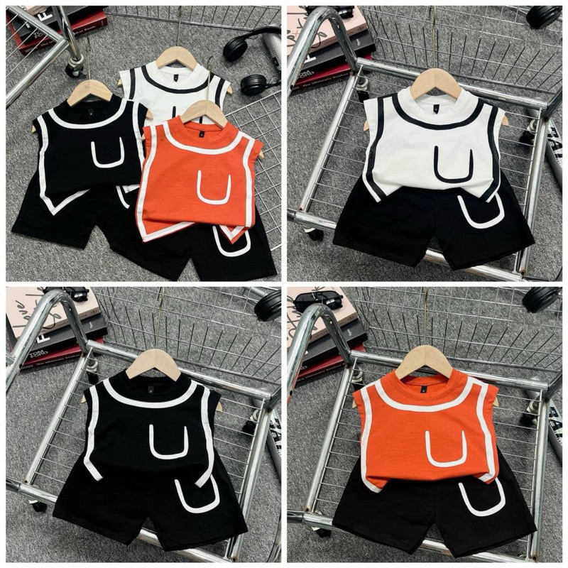 Bộ phối màu chạy viền cực đẹp cho bé trai