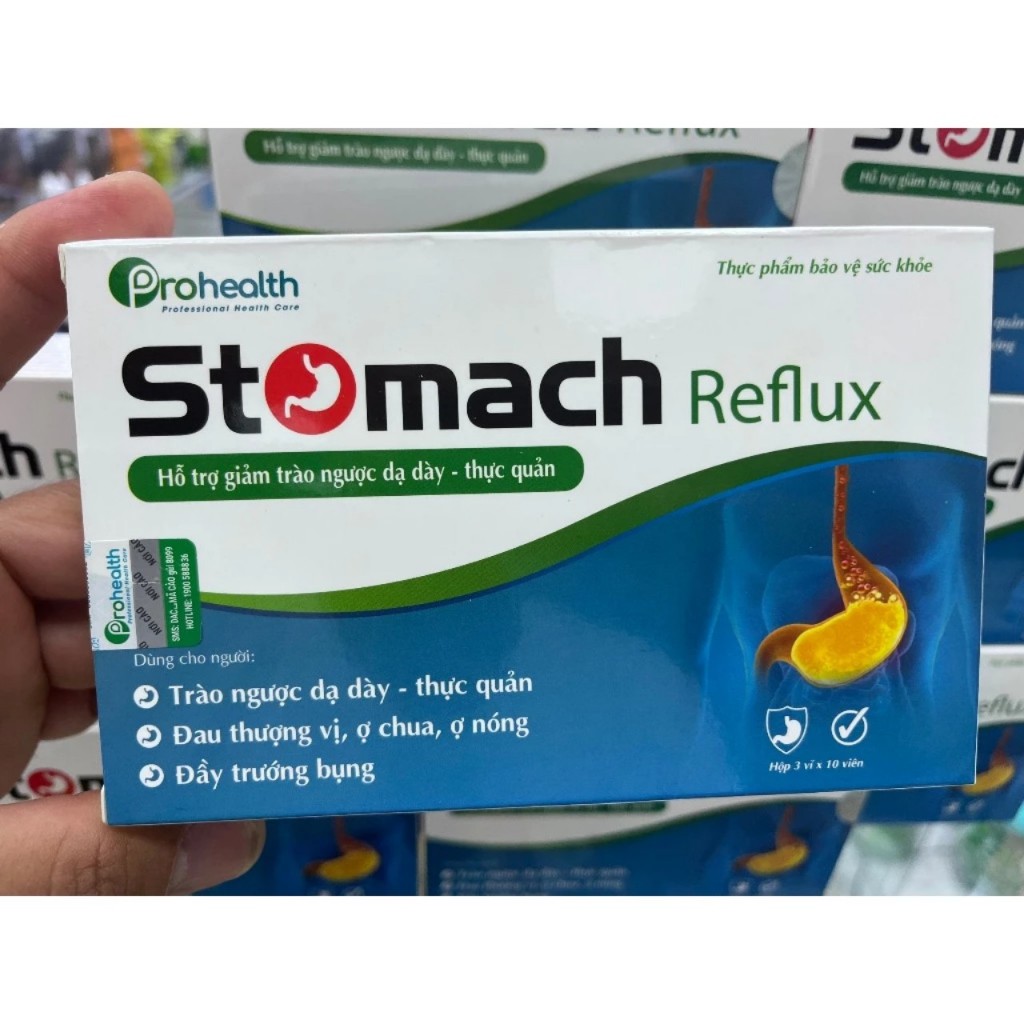 Viên uống dạ dày STOMACH REFLUX - Giảm trào ngược dạ dày, thực quản