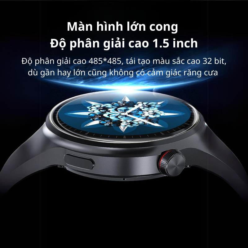 Đồng hồ thông minh Smart watch ZD4 PRO, smart watch thể thao màn hình 1.5 inch, pin lớn, theo dõi sức khỏe