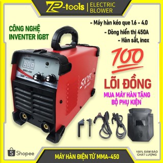 Máy hàn điện tử | Máy hàn que chính hãng MMA450 hàn kéo que 1.6-4.0 ly. Máy hàn giá rẻ, máy hàn mini, máy hàn điện