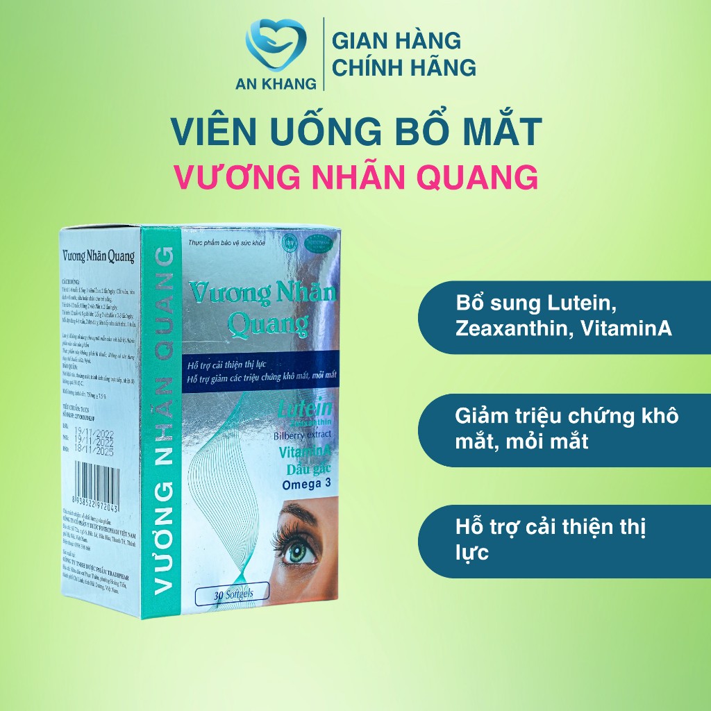 Viên Uống Bổ Mắt Vương Nhãn Quang Tăng Cường Thị Lực Mắt Chống Mỏi Mắt Cho Trẻ Em Và Người Lớn Japa Kids