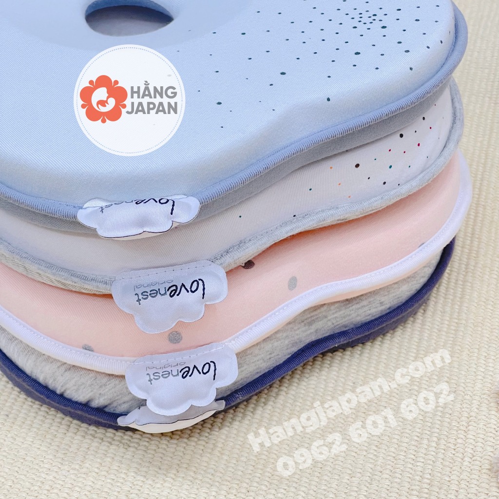 Gối chống bẹt đầu Lovenest cho bé Babymoov - Phù hợp với mọi loại giường, nôi, cũi, ghế rung hay xe đẩy